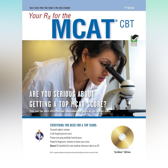 MCAT (Medical College Admission Test) w/CD-ROM 7th Ed. - Picture 1 of 3